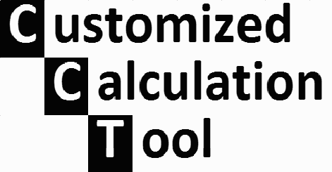 Customized Calculation Tool (formerly Standard Performance Contract)